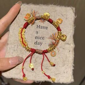 New Chinese style copper coin bracelet